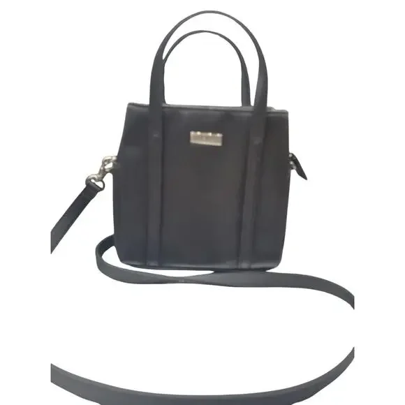 Nine West Gray Handbag Handles Shoulder strap 3 pockets - Picture 2 of 10